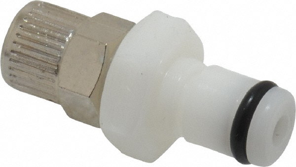 CPC Colder Products Push-to-Connect Push-to-Connect x Push-to-Connect Fitting: Straight, 1/4" OD - PMC2004NA