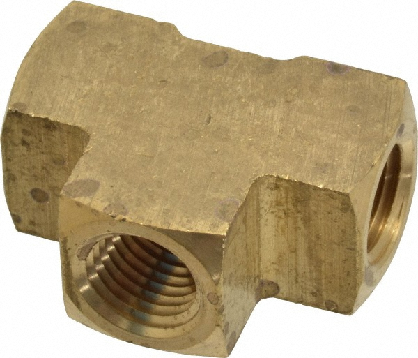 Eaton Industrial Pipe Female Tee: 1/4" Female Thread, FNPTF - 3700X4