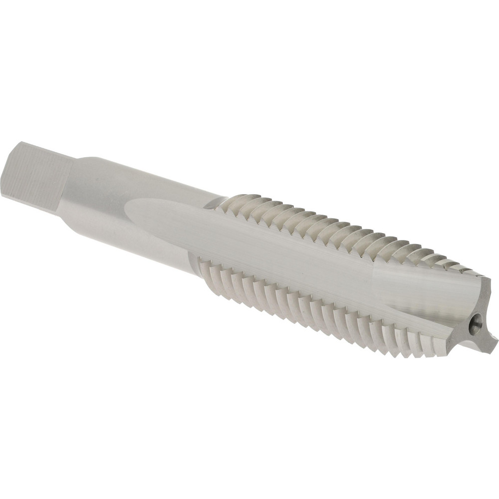 CerroBrass Barbed Push-On Hose Male Connector: 3/8" NPTF, Brass, 1/4" Barb - 30211