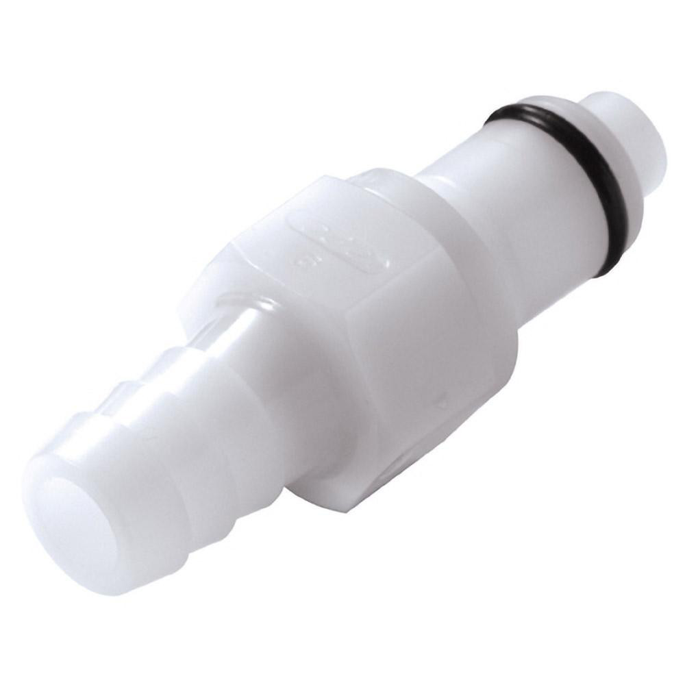 CPC Colder Products 1/4" Nominal Flow, 3/8" ID, Male, Inline Hose Barb-Male Plug - PLC22006