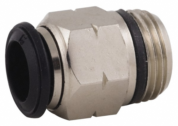 Legris Push-to-Connect Push-to-Connect Fitting: Straight, BSPP, 12.00 mm OD - 3114 12 17