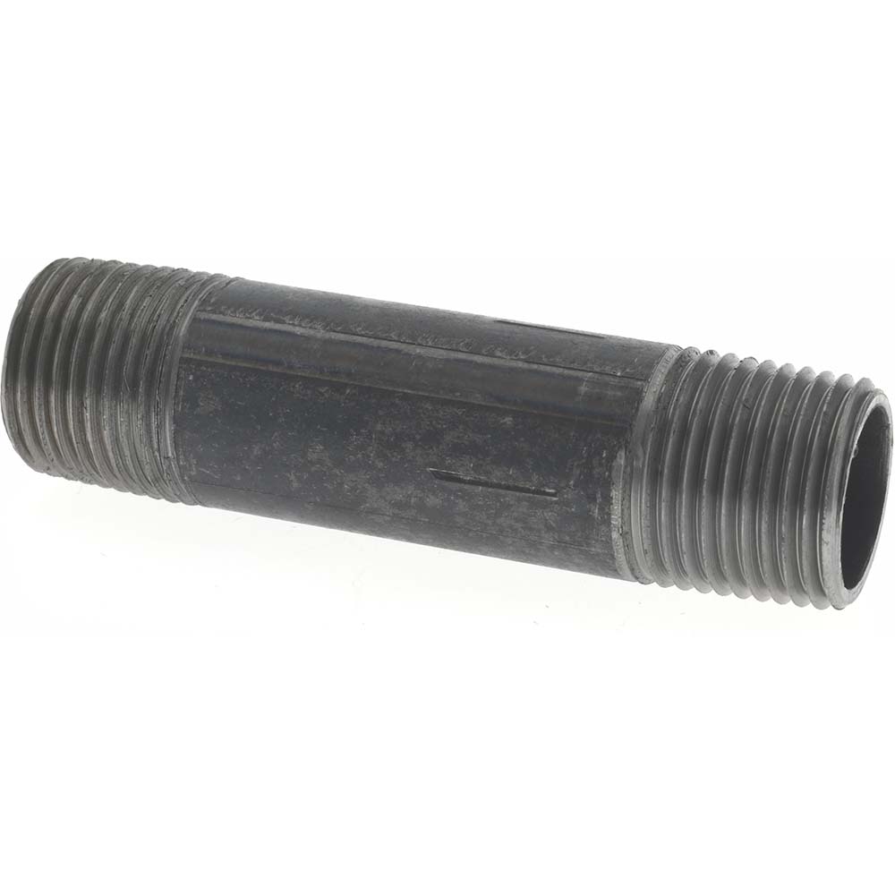 Value Collection Black Pipe Nipple: 3/8" Dia x 1-1/2" Long, Schedule 40 - NB03015