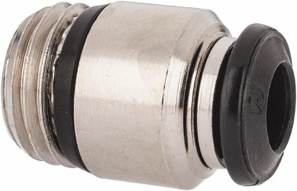 Aignep USA Push-to-Connect Tube x Universal Thread Fitting: Straight with Internal Hex, Universal, 8.00 mm OD - 50010N-8-1/8