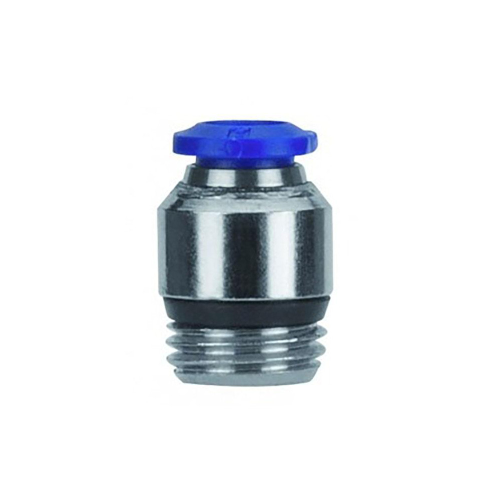 Aignep USA Push-to-Connect Tube x Universal Thread Fitting: Straight with Internal Hex, Universal, 8.00 mm OD - 50010N-8-1/8