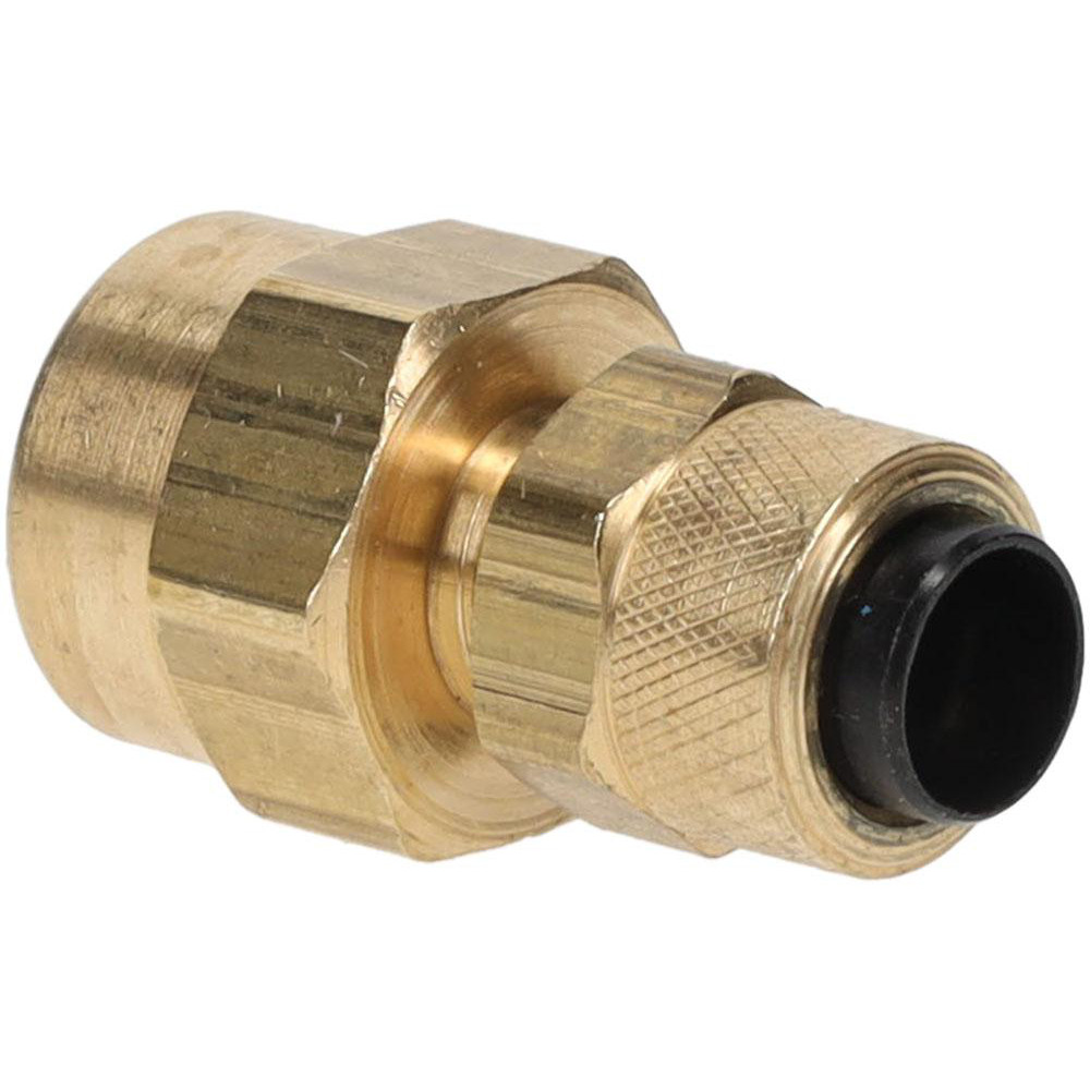 Parker Compression Tube Female Elbow: 1/8-27, 1/4" Tube OD, Compression x FNPT - 170P-4-2