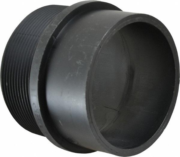 NIBCO Drain, Waste & Vent Adapter: 3" Fitting, Spig x MIPT, Acrylonitrile Butadiene Styrene - I032150