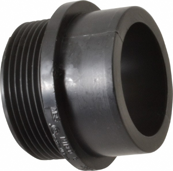 NIBCO Drain, Waste & Vent Adapter: 3" Fitting, Spig x MIPT, Acrylonitrile Butadiene Styrene - I032150