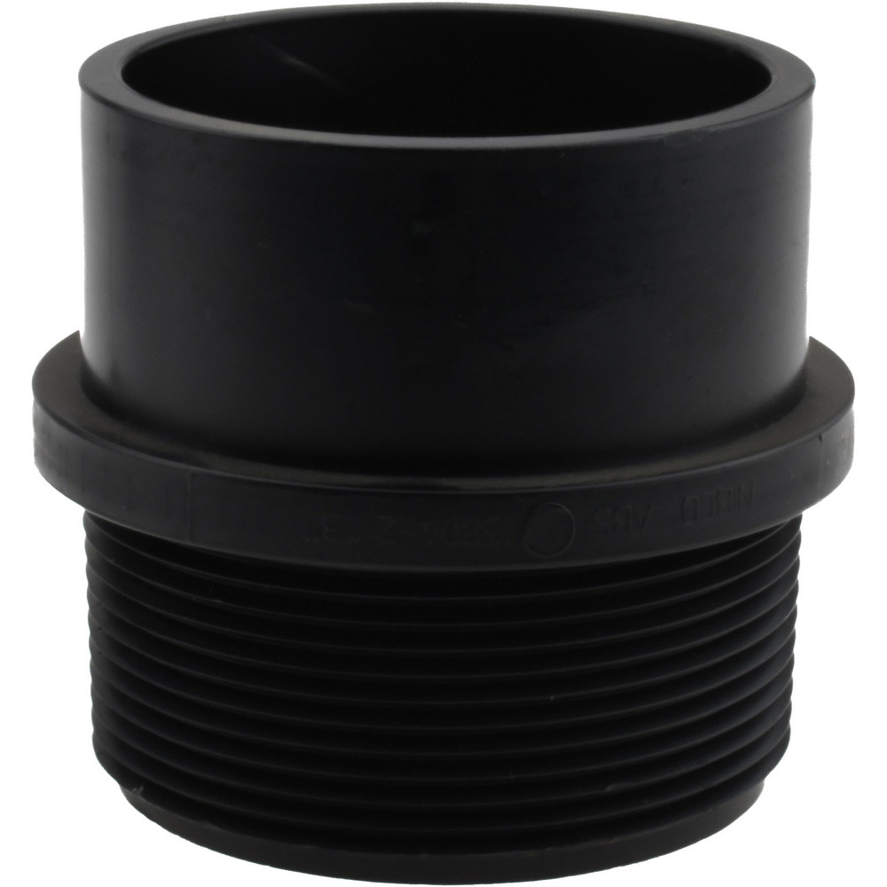 NIBCO Drain, Waste & Vent Adapter: 3" Fitting, Spig x MIPT, Acrylonitrile Butadiene Styrene - I032150