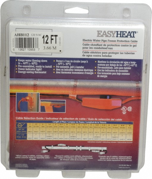 Made in USA 1-1/2" Thick x 3" Pipe x 3' Long, Fiberglass Rigid Pipe Insulation - FIPC03015UJ