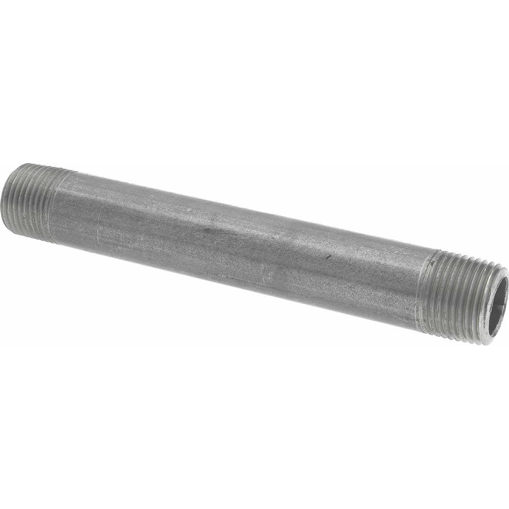 Value Collection Black Pipe Nipple: 3/8" Dia x 4" Long, Schedule 40 - MSCNB03040