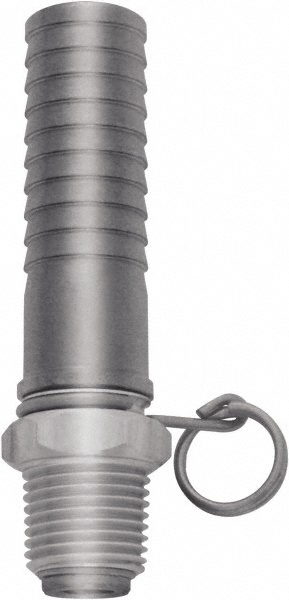 Parker Hydraulic Hose Swivel Adapter: 2 mm, 7/16-20, 6,000 psi - KP68311