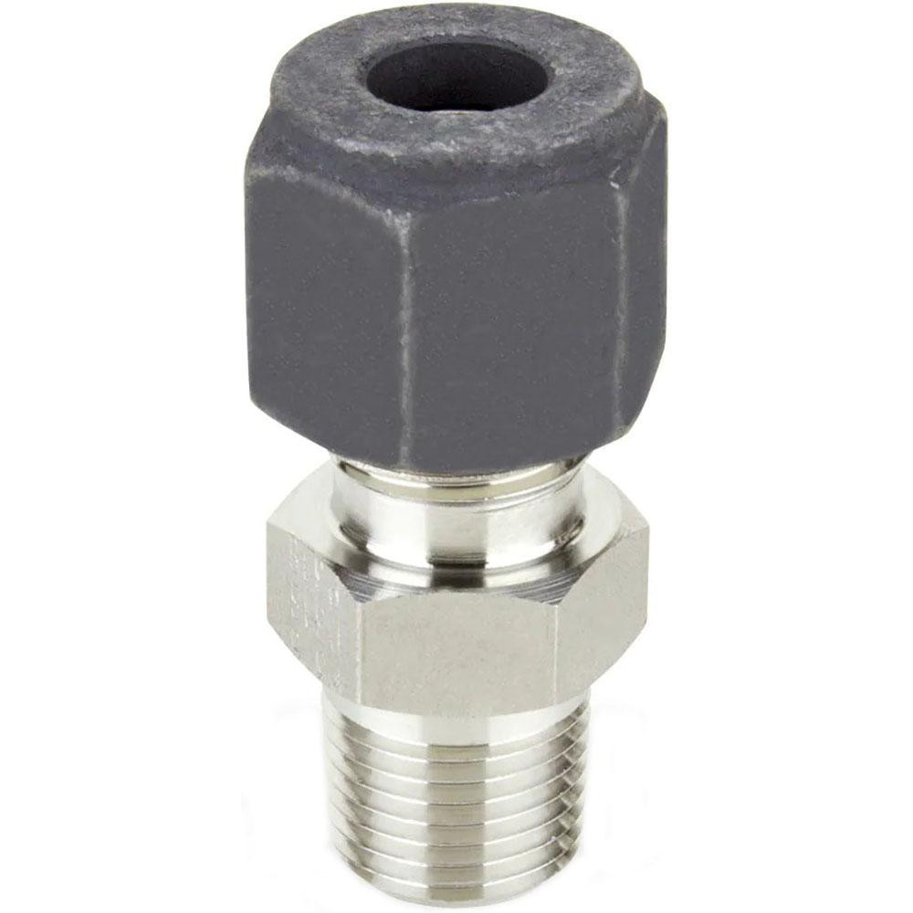Ham-Let Compression Tube Connector: 1/2" Tube OD, Compression x MNPT - 3002010