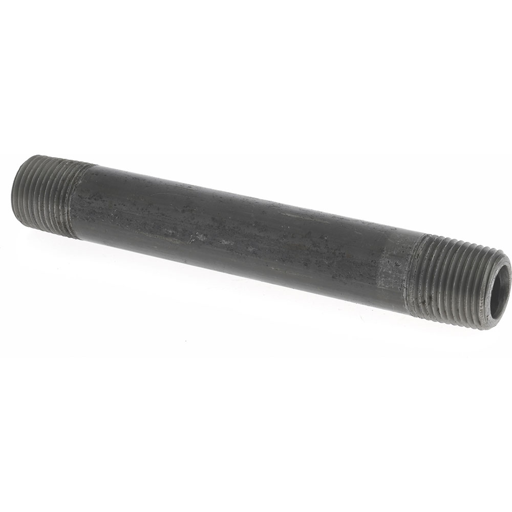 Anvil Black Pipe Nipple: 3/8" Dia x 4-1/2" Long, Schedule 80 - 0330510801