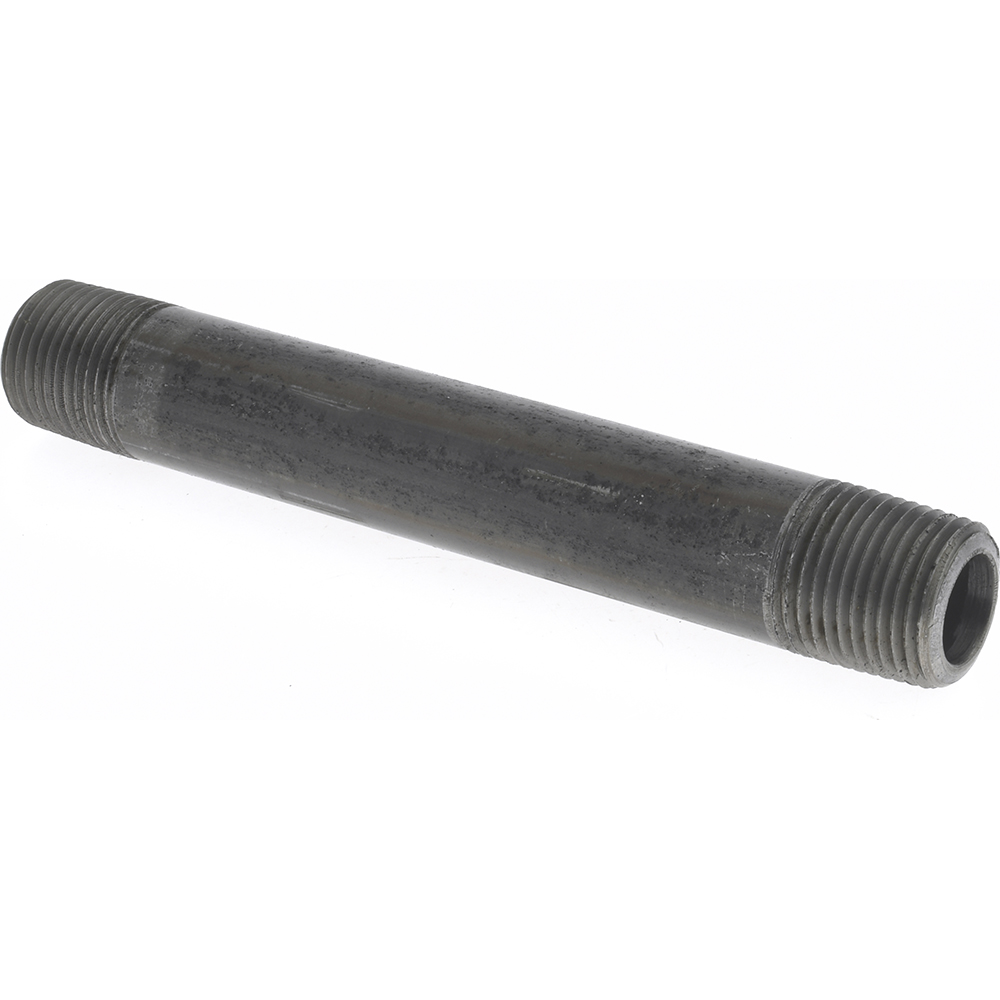 Anvil Black Pipe Nipple: 3/8" Dia x 4-1/2" Long, Schedule 80 - 0330510801
