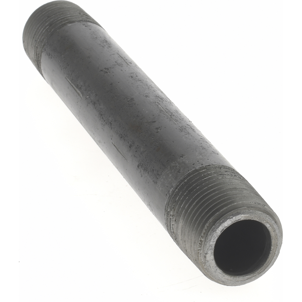 Anvil Black Pipe Nipple: 3/8" Dia x 4-1/2" Long, Schedule 80 - 0330510801
