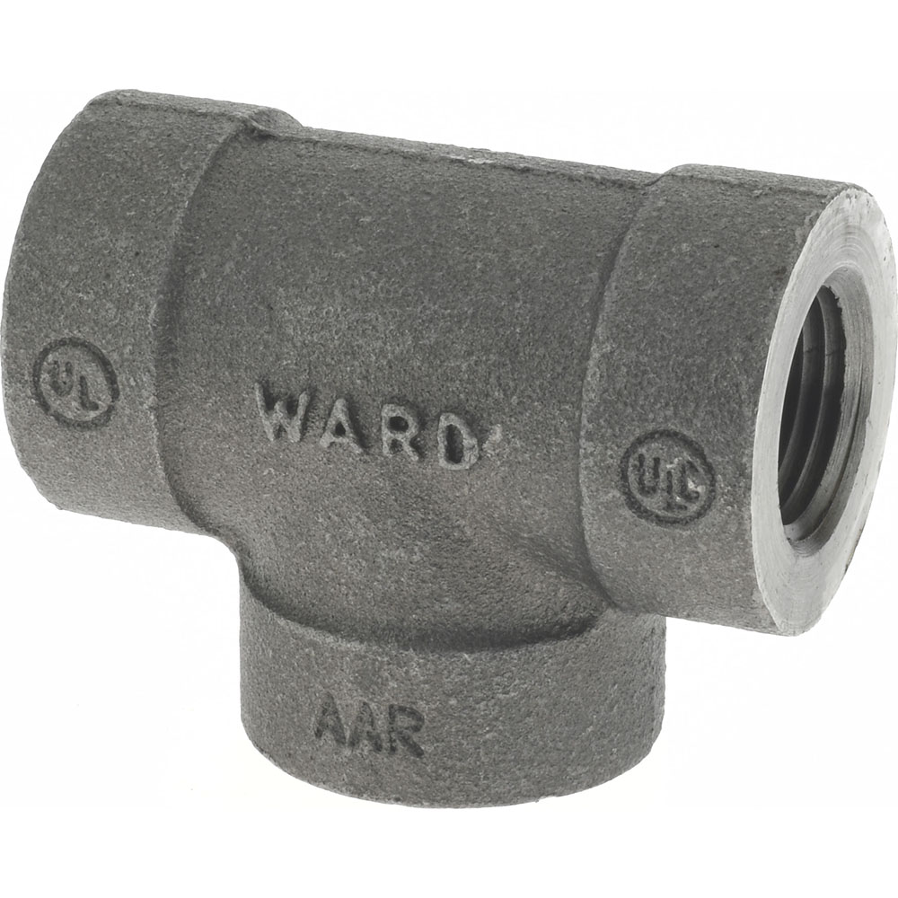 Value Collection Black Pipe Fittings: Tee, 1/2", Threaded, Malleable Iron - B130 15 300#
