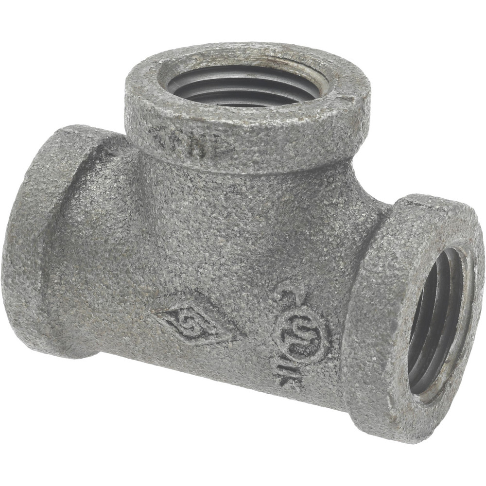 Value Collection Black Pipe Fittings: Tee, 1/2", Threaded, Malleable Iron - B130 15 300#