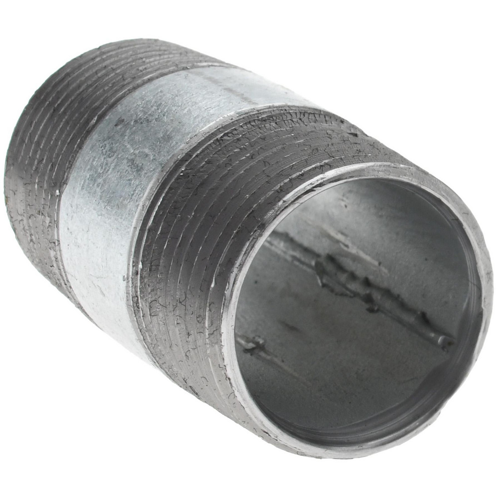 Value Collection Galvanized Pipe Nipple: 3/4", 2" Long, Schedule 40, Steel - MSCNG05020