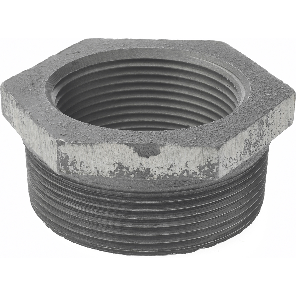 Anvil Black Hex Bushing: 2 x 1-1/2", 150 psi, Thread x Thread - 0318907680-DUP