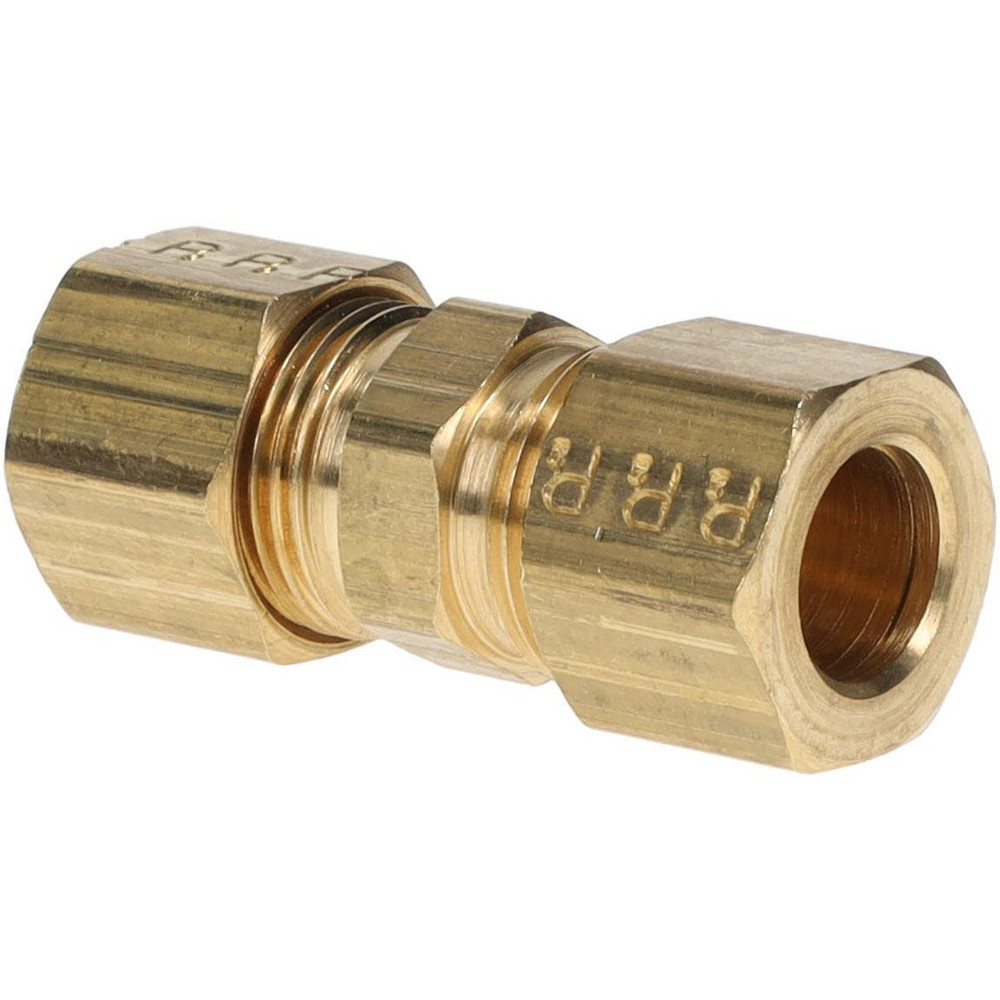 Parker Compression Tube Union Tee: 9/16-24, 3/8" Tube OD, Compression x Compression x Compression - 164C-6