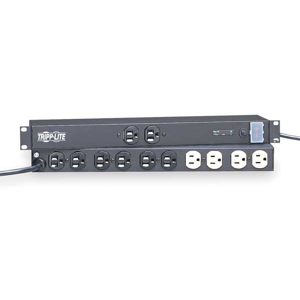 Tripp Lite PDU, 120V, 12 Outlet, 15 ft., Black - IBAR 12/20 ULTRA