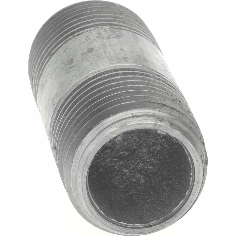 Value Collection Galvanized Pipe Nipple: 3/8", 1-1/2" Long, Schedule 40, Steel - MSCNG03015