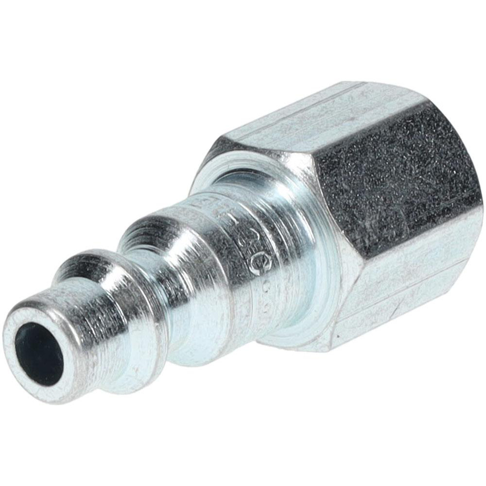Parker Pneumatic Hose Coupling: 1/4-18, 1/4" Body Dia, Industrial Interchange - H3C