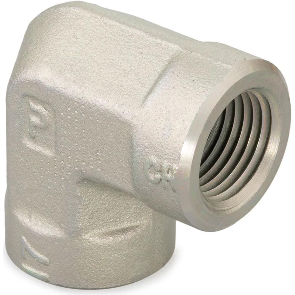 Parker Industrial Pipe Female Tee: 3/4" Female Thread, FNPTF - 3/4 MMO-S