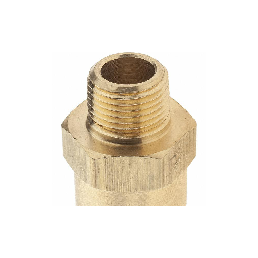 Parker Push-to-Connect Tube x MNPT x Tube x Male Fitting: Connector, NPTF, 5/8" OD - P00031