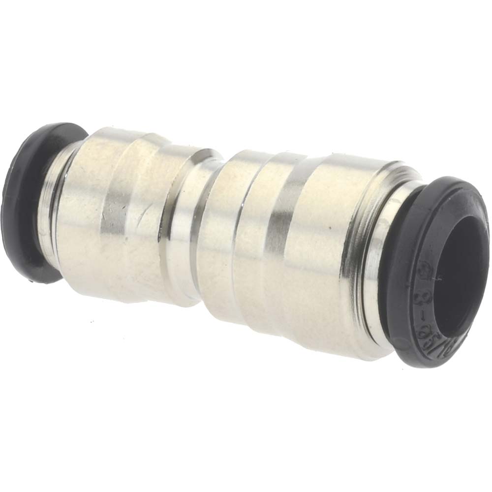 Aignep USA Push-to-Connect Tube x Tube Fitting: Union, 8.00 x 6.00 mm OD - 50040N-8-6