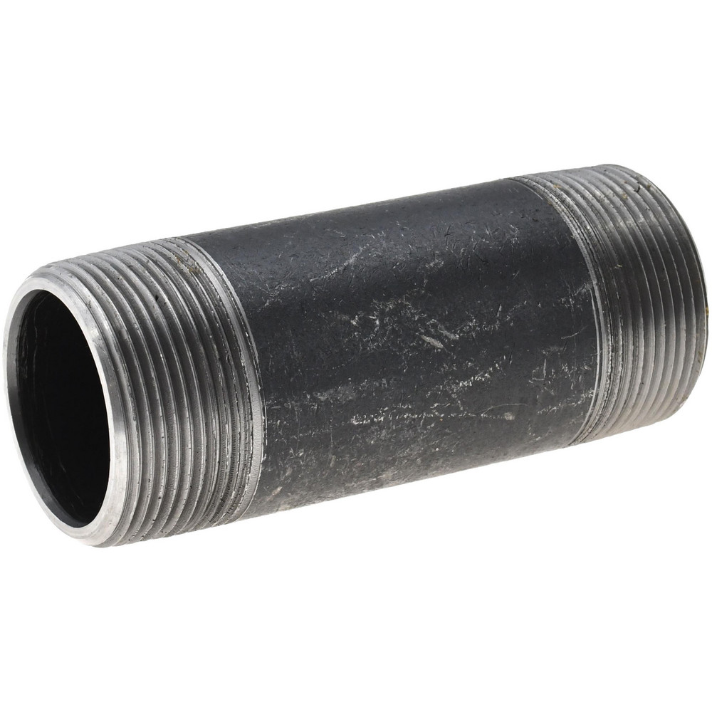 Value Collection Black Pipe Nipple: 1-1/2" Dia x 4-1/2" Long, Schedule 80 - XNB08045