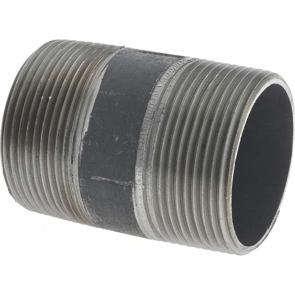Value Collection Black Pipe Nipple: 1-1/2" Dia x 4-1/2" Long, Schedule 80 - XNB08045