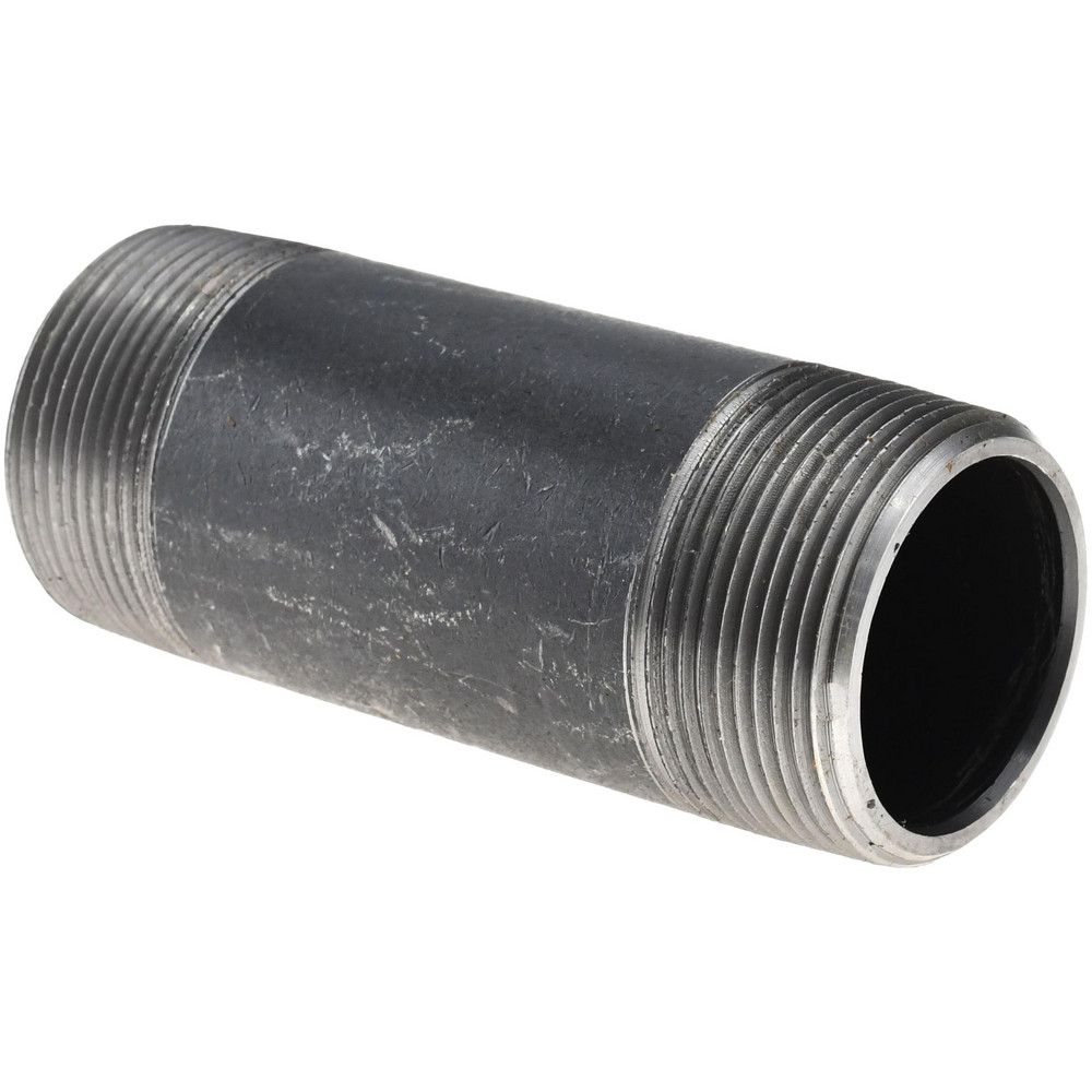Value Collection Black Pipe Nipple: 1-1/2" Dia x 4-1/2" Long, Schedule 80 - XNB08045
