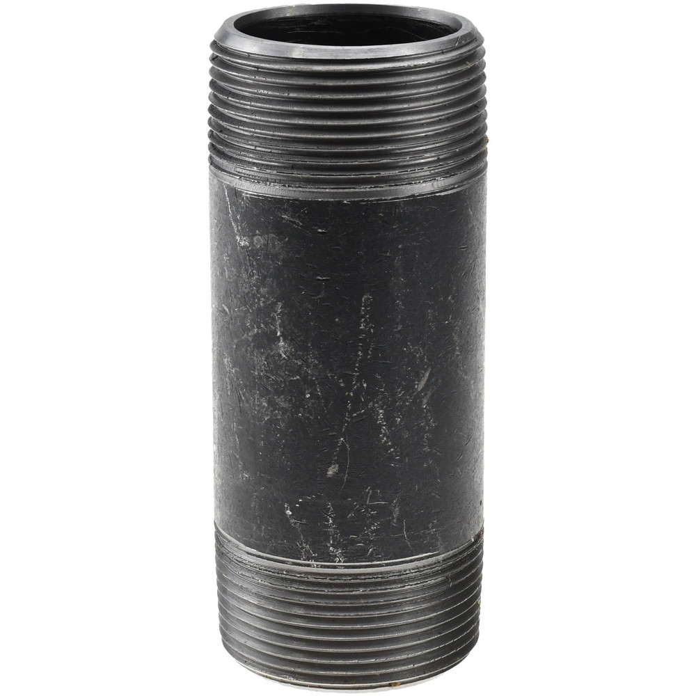 Value Collection Black Pipe Nipple: 1-1/2" Dia x 4-1/2" Long, Schedule 80 - XNB08045
