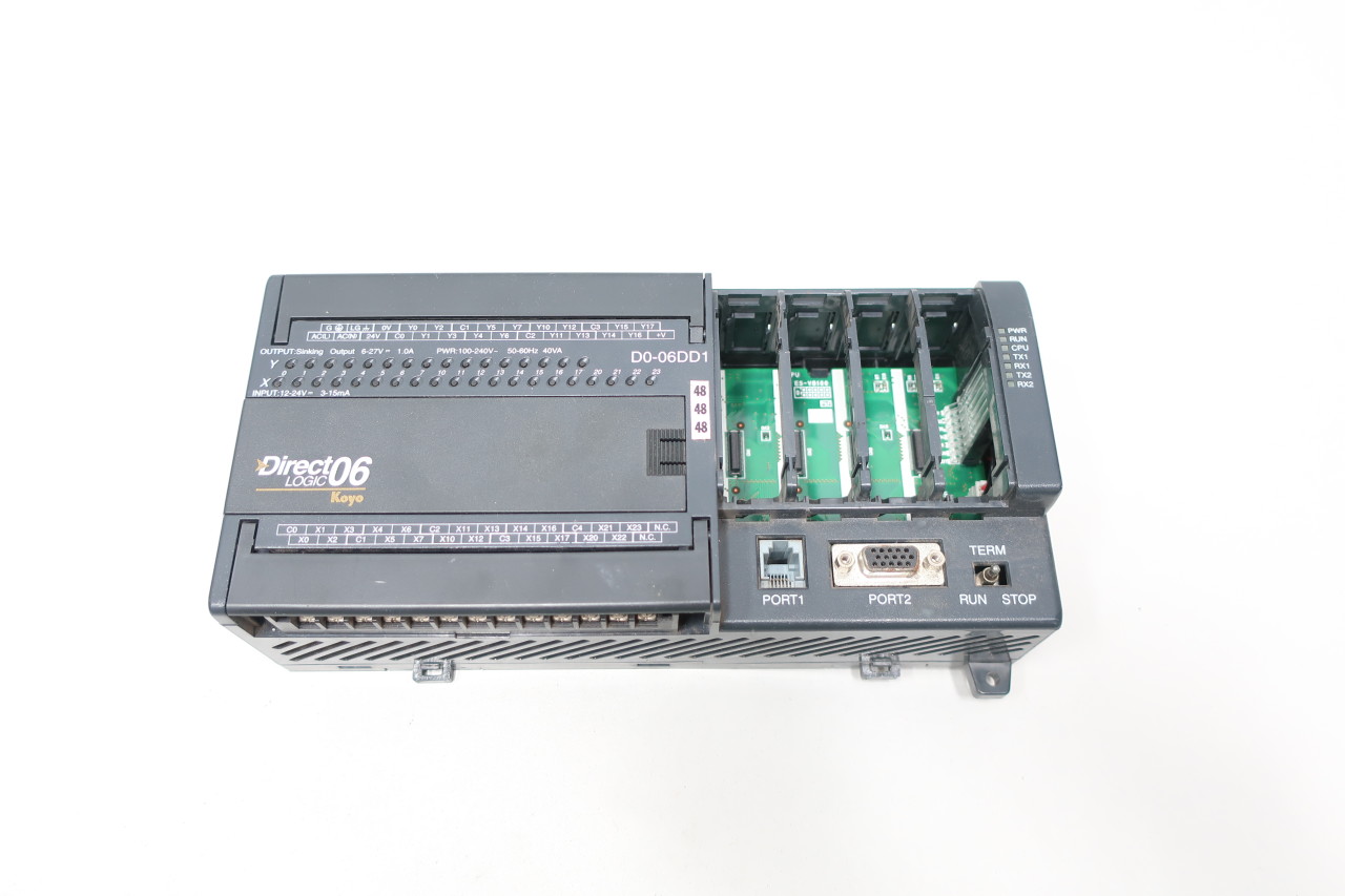 KOYO D0-06DD1 DIRECT LOGIC 06 PROGRAMMABLE CONTROLLER MODULE