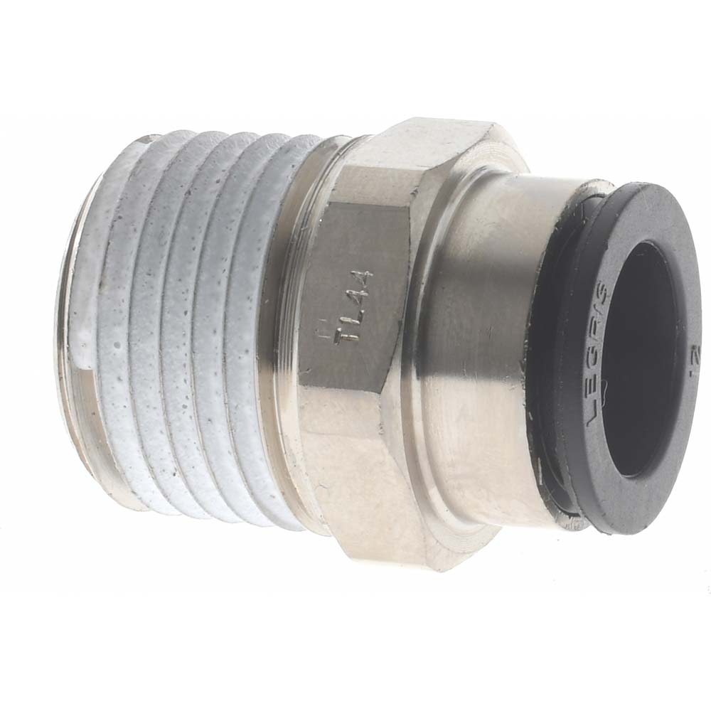 Aignep USA Push-to-Connect Tube x Tube Fitting: Union, 12.00 mm OD - 50040N-12