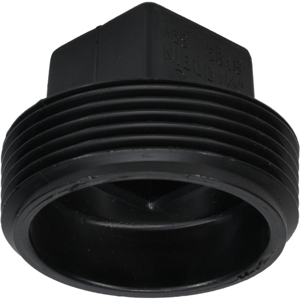 NIBCO Drain, Waste & Vent Plug: 1-1/2" Fitting, MIPT, Acrylonitrile Butadiene Styrene - I177200