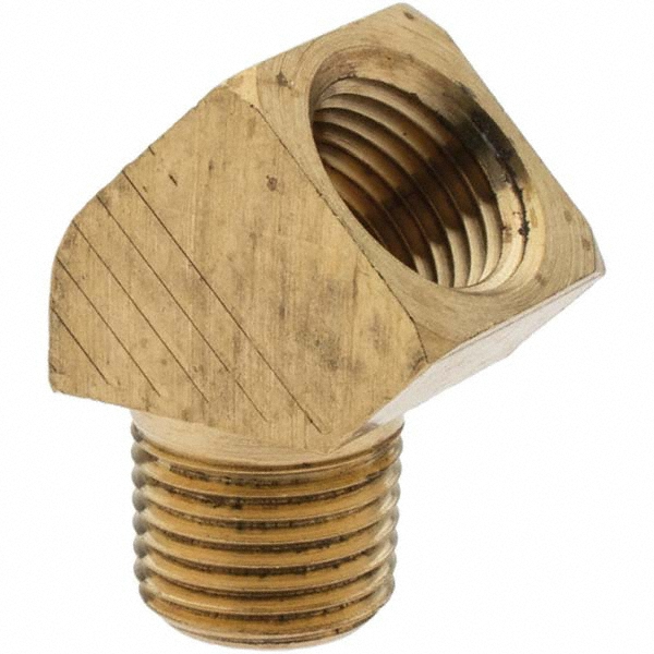 ANDERSON METALS Industrial Pipe Coupling: 1/8-27 Female Thread, FNPT - 756103-02