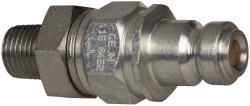 CPC Colder Products 1/4" Inside Tube Dia, Brass, Quick Disconnect, Hose Barb Inline Coupling Body - LC17004