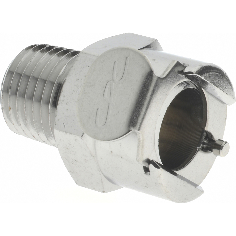 CPC Colder Products 1/4" Inside Tube Dia, Brass, Quick Disconnect, Hose Barb Inline Coupling Body - LC17004