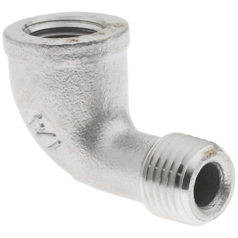 Merit Brass Pipe 90 deg Street Elbow: 1-1/2", 316 Stainless Steel - K603-24