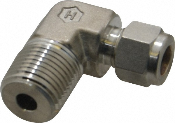 Ham-Let Compression Tube Adapter: 1/2" Tube OD, Tube x NPT - 3001377
