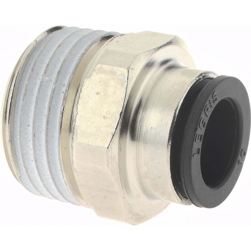 Legris Push-to-Connect Tube x Male BSPT Fitting: Connector, BSPT, 10.00 mm OD - 3175 10 13