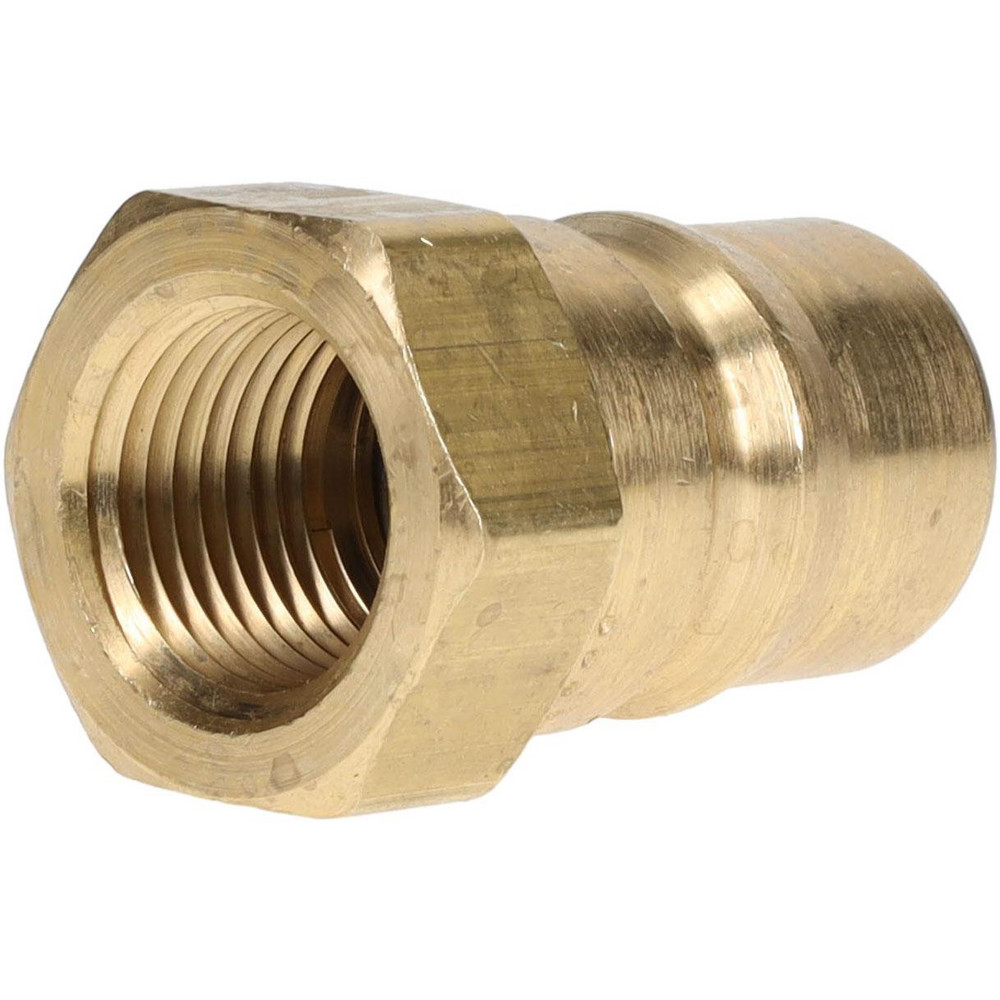 Parker Hydraulic Hose Female Pipe Rigid Nipple Fitting: 1/2", 1/2", 1,000 psi - BH4-61