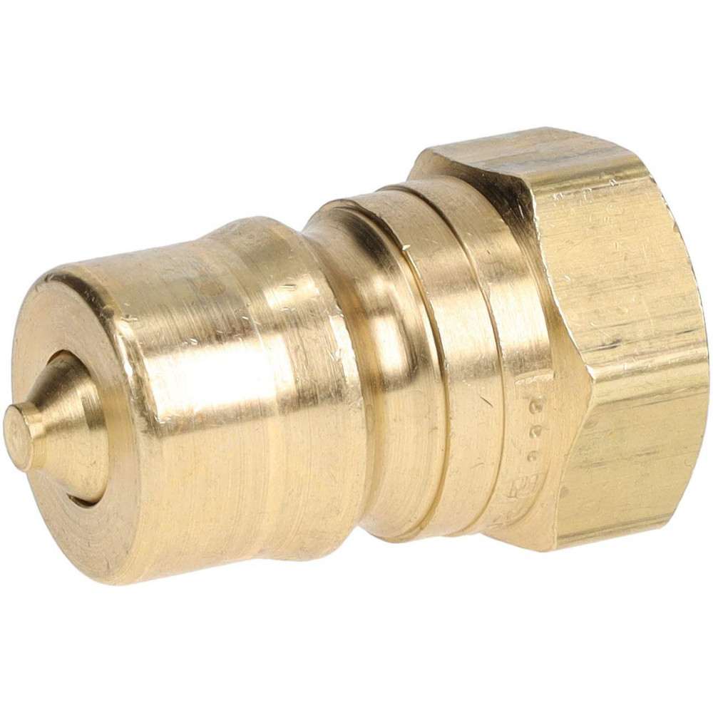Parker Hydraulic Hose Female Pipe Rigid Nipple Fitting: 1/2", 1/2", 1,000 psi - BH4-61