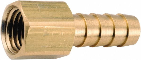 Value Collection Barbed Hose Fitting: 1/4" x 1/4" ID Hose, Female Connector - 2751001440