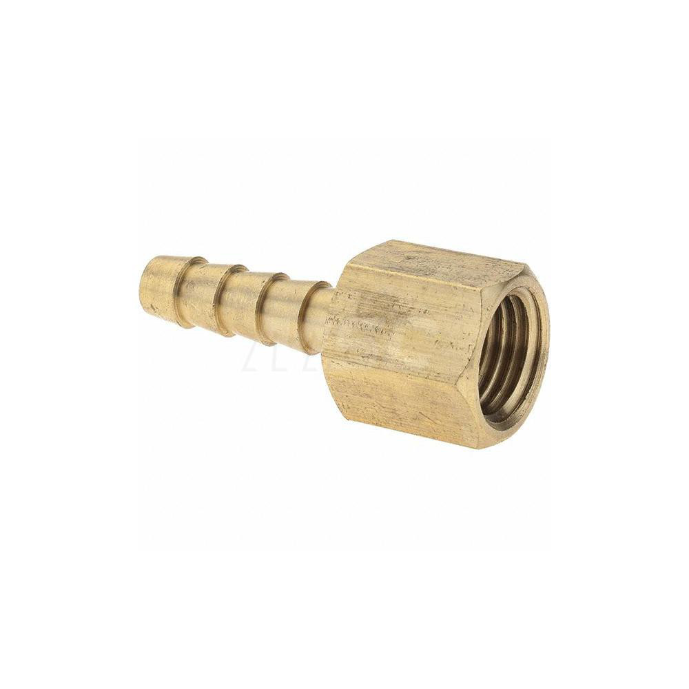 Value Collection Barbed Hose Fitting: 1/4" x 1/4" ID Hose, Female Connector - 2751001440