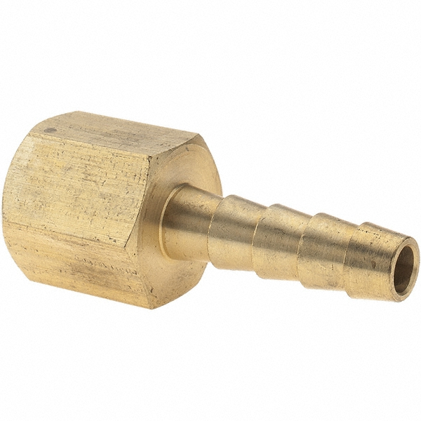 Value Collection Barbed Hose Fitting: 1/4" x 1/4" ID Hose, Female Connector - 2751001440