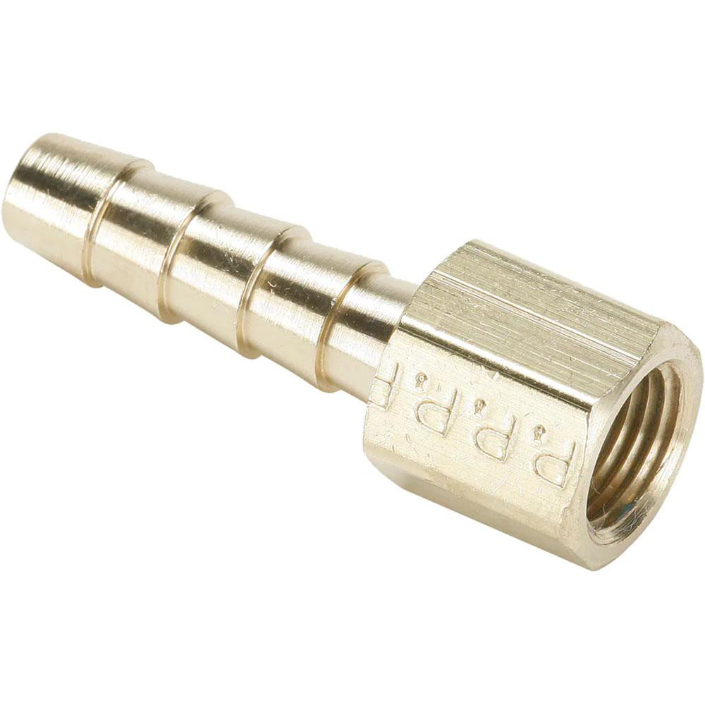 Value Collection Barbed Hose Fitting: 1/4" x 1/4" ID Hose, Female Connector - 2751001440