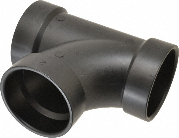 NIBCO Drain, Waste & Vent Coupling: 4" Fitting, Hub x Hub, Acrylonitrile Butadiene Styrene - I009950